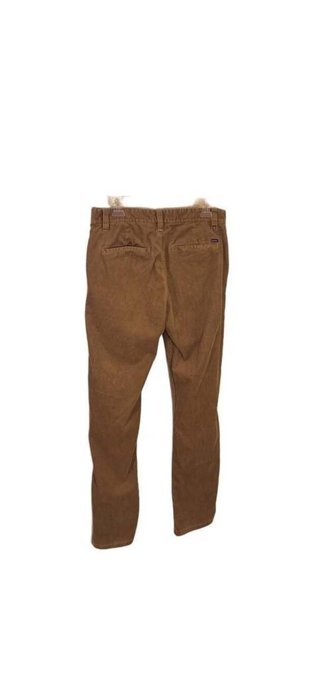 Brixton Choice Regular Fit Corduroy Pants Mens 32x32 Brown Skate Workwear - Picture 6 of 10